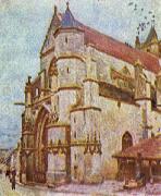 Alfred Sisley Kirche von Moret oil painting reproduction